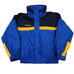 Columbia Bugaboo Blue & Yellow Winter Coat